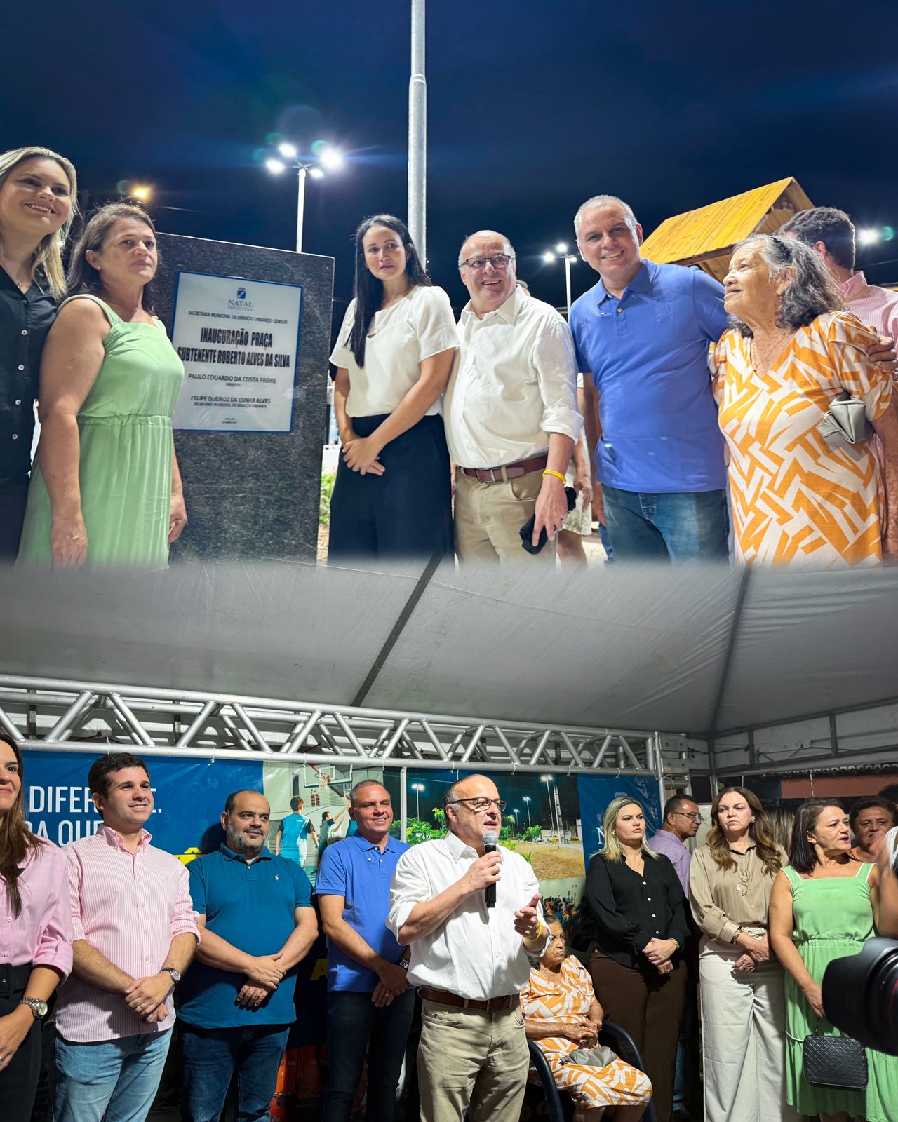 COMUNIDADE DA REDINHA CELEBRA INAUGURAÇÃO DE QUADRA POLIESPORTIVA E PRAÇA NO CONJUNTO JARDIM DAS FLORES