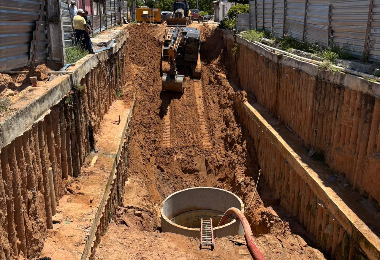 Obra da Rua Lindalva de Olegário avança para reta final na Zona Norte