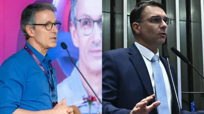 Zema brinca com Flávio Bolsonaro sobre vice e reacende especulações para 2026
